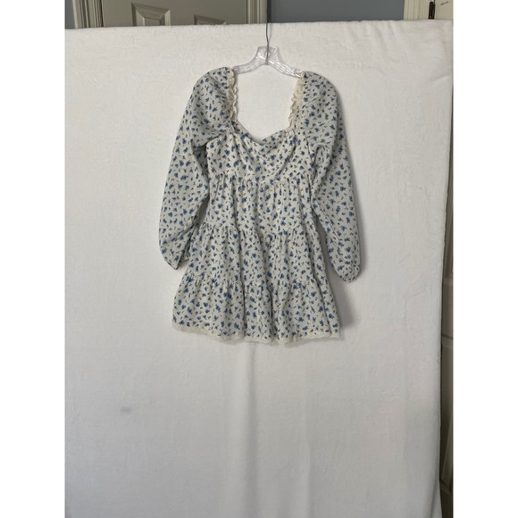 Altar'd State Joanna Sz Lg Floral Babydoll Mini Dress Romantic Cottagecore NWT - Picture 3 of 9